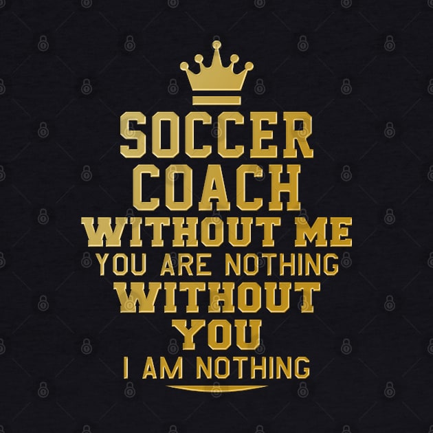 Soccer coach. Perfect present for mother dad friend him or her by SerenityByAlex